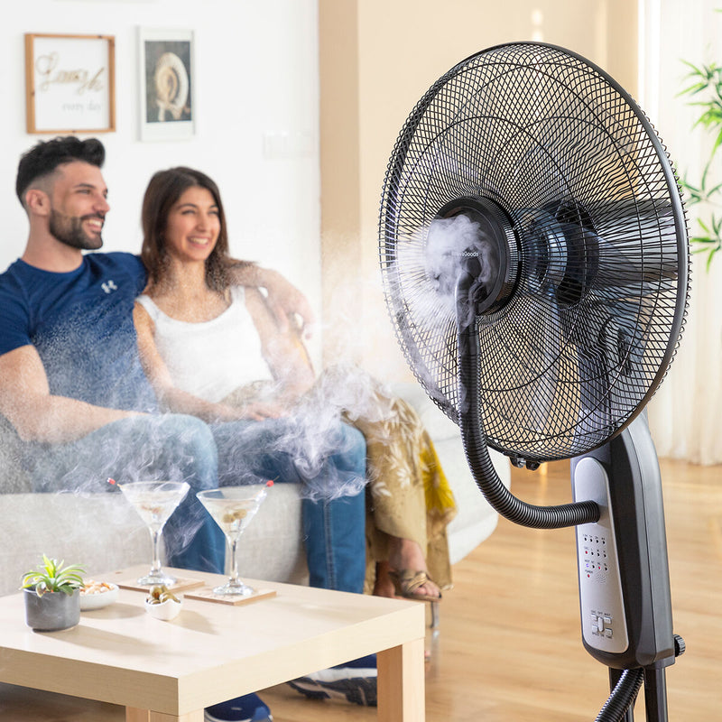 Carica immagine in Galleria Viewer, Standventilador und -vernebler mit Fernbedienung InnovaGoods Schwarz 2,8 L 90 W (Restauriert C)
