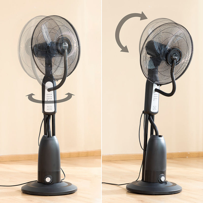 Load image into Gallery viewer, Standventilador und -vernebler mit Fernbedienung InnovaGoods Schwarz 2,8 L 90 W (Restauriert C)
