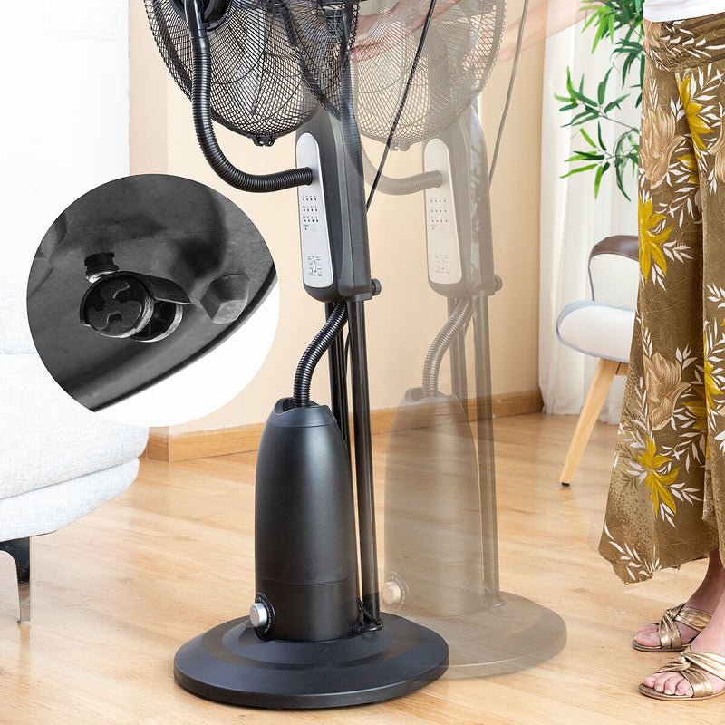 Laden Sie das Bild in Galerie -Viewer, Standventilador und -vernebler mit Fernbedienung InnovaGoods Schwarz 2,8 L 90 W (Restauriert C)
