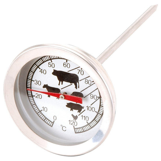 Fleisch-Thermometer 10 x 10 x 5 cm Edelstahl