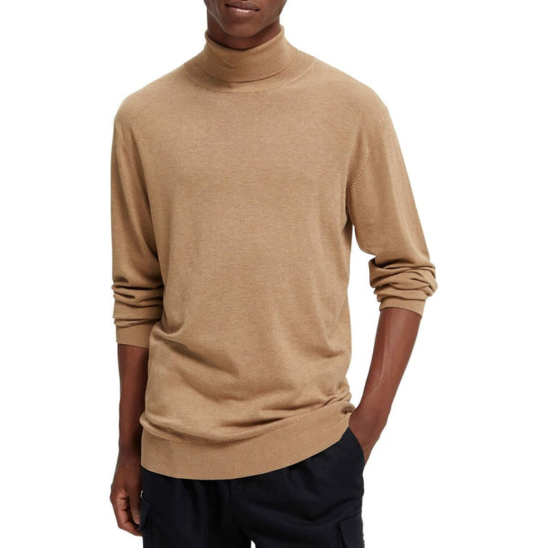 Cargue la imagen en el visor de la galería, Herren Pullover Camel M (Restauriert B)
