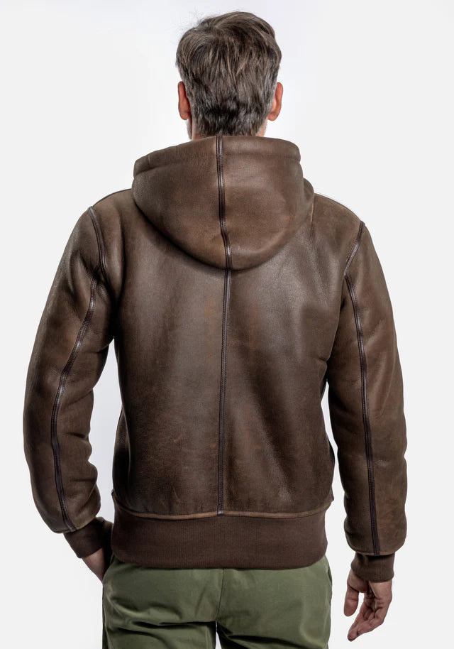 Load image into Gallery viewer, Lammfell-Hoodie “Drenter”
