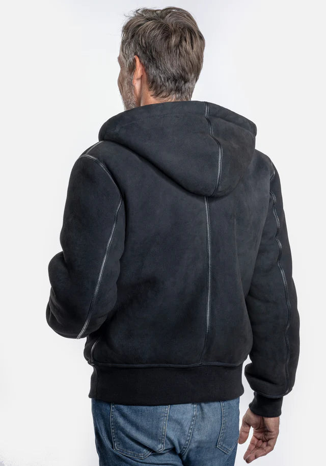 Laden Sie das Bild in Galerie -Viewer, Lammfell-Hoodie “Drenter”
