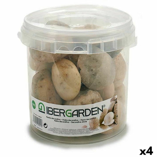 Deko-Steine groß Weiß 3 Kg (4 Stück)