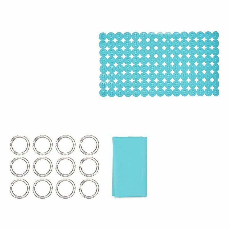 Cargue la imagen en el visor de la galería, Badezimmer Set Blau PVC Polyäthylen EVA (12 Stück)
