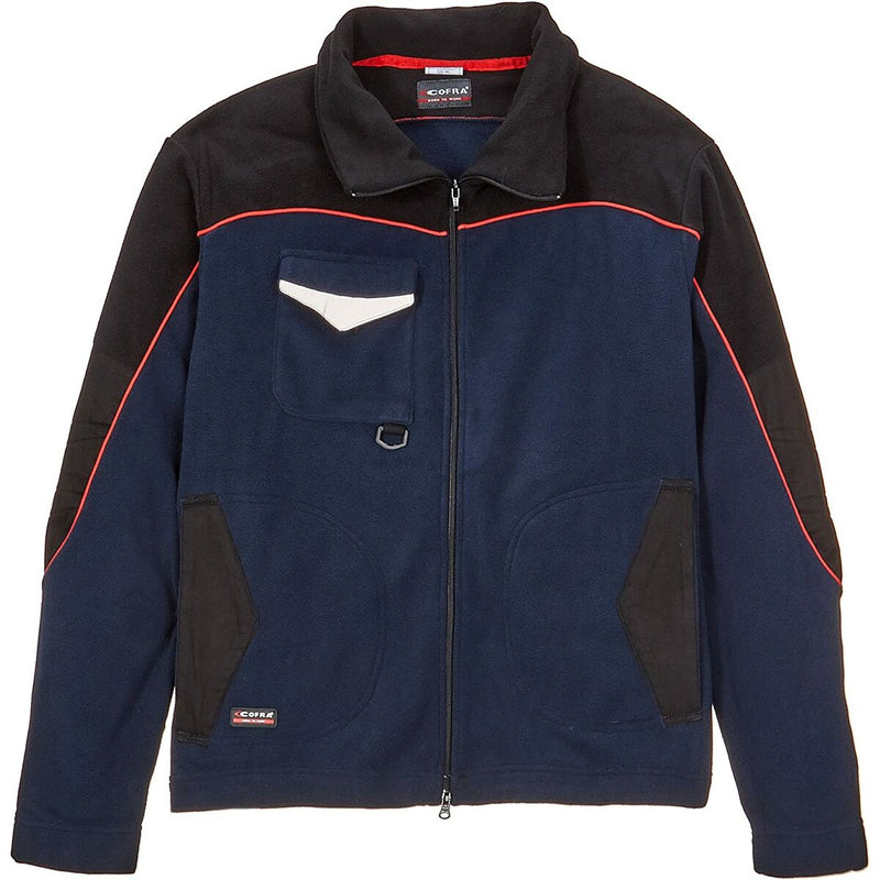 Cargue la imagen en el visor de la galería, Jacke Cofra Rider Fleece Marineblau
