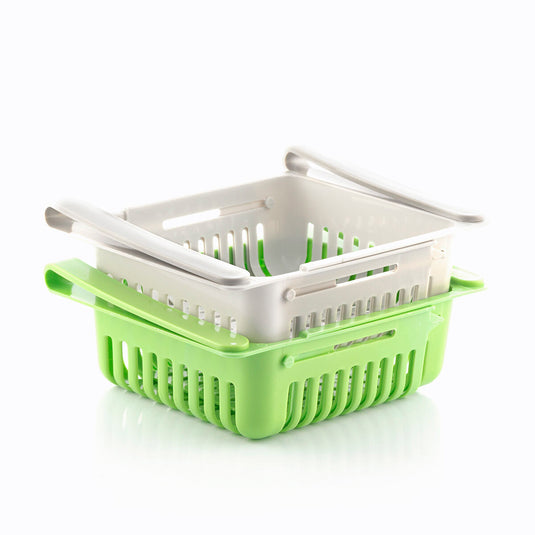 Rangement Réglable pour Réfrigérateur Friwer InnovaGoods (pack de 2)