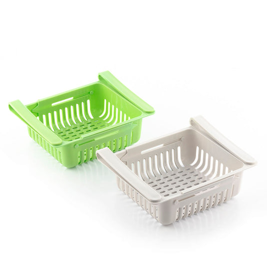 Rangement Réglable pour Réfrigérateur Friwer InnovaGoods (pack de 2)