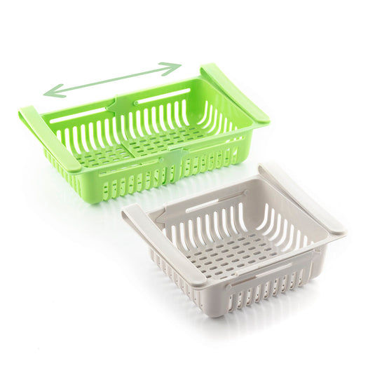 Rangement Réglable pour Réfrigérateur Friwer InnovaGoods (pack de 2)