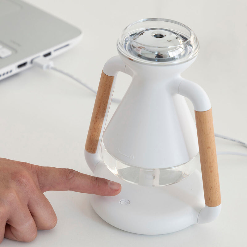 Cargue la imagen en el visor de la galería, Luftbefeuchter, Aroma Diffuser und kabelloses Ladegerät, 3-in-1 Misvolt InnovaGoods
