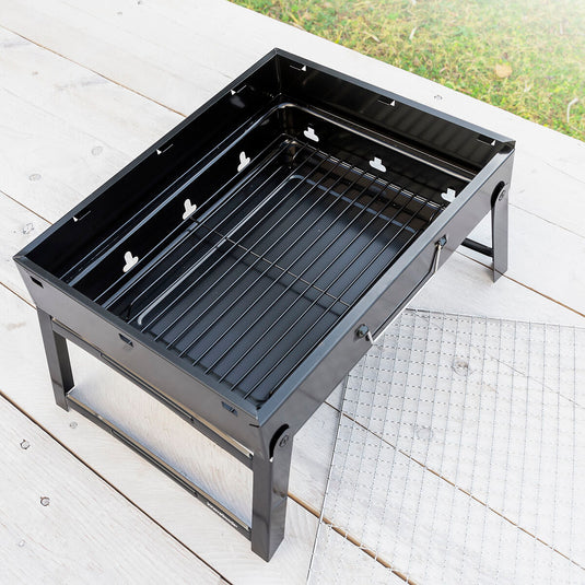 Barbecue Pliable Portatif à Charbon BearBQ InnovaGoods V0103439 Noir (Reconditionné B)