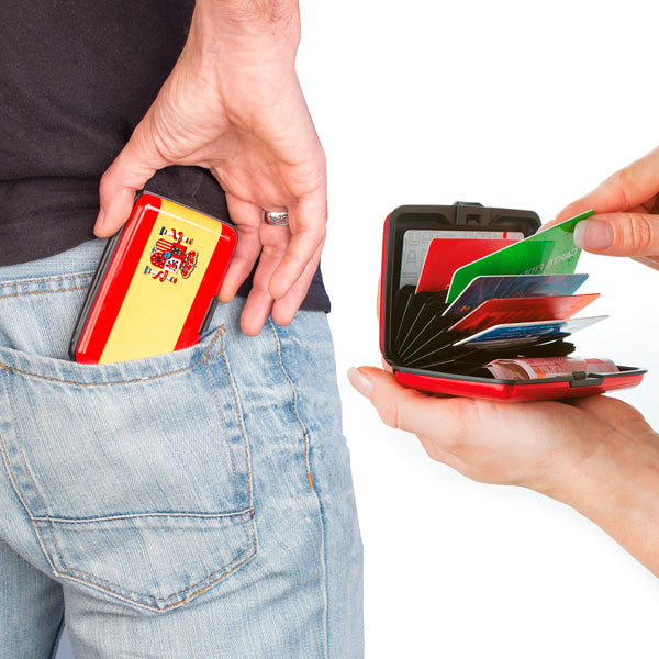 Cargue la imagen en el visor de la galería, OUTLET Spanische Flagge Kartenetui
